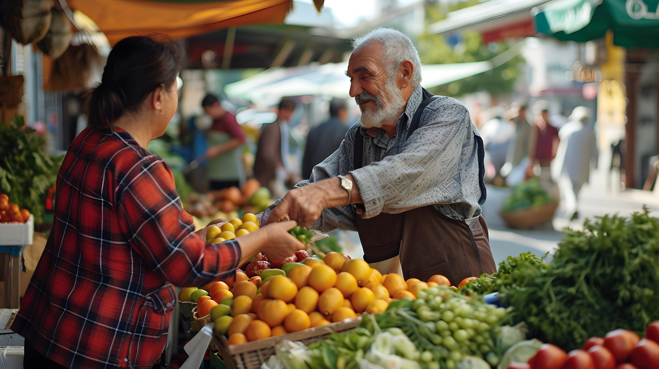Pessoa comprando em uma feira - Foto: Freepik